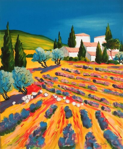 Lavandes à Montsolier by Claude Balta, Print for Sale on Singulart