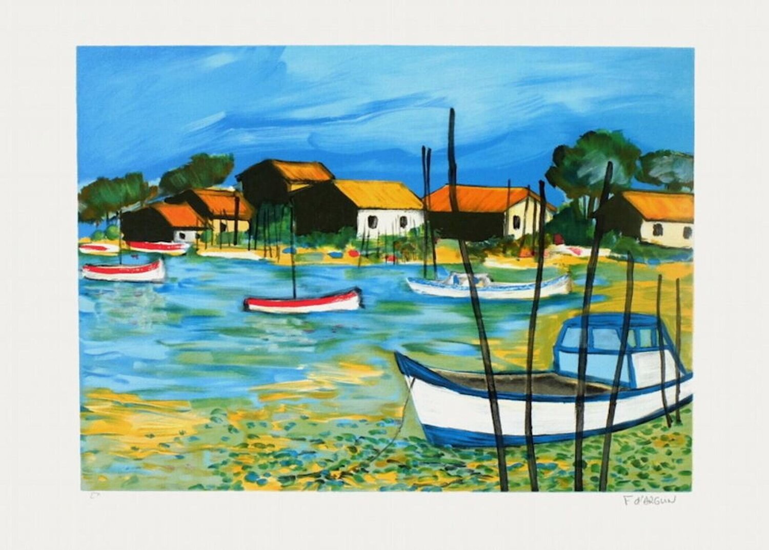 Bassin d'Arcachon I François D'Arguin Stampa in vendita