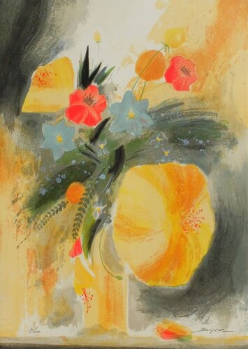 Bouquet de printemps by Jean-Claude Bligny, Print for Sale on Singulart