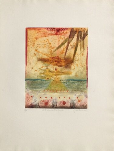 Bateaux dans l'espace by René Carcan, Print for Sale on Singulart