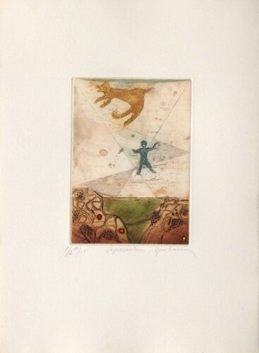 Voyage au delà de la Terre IV van René Carcan, Afdruk te koop op Singulart