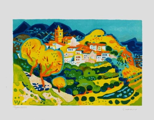 Les espaliers by Guy Charon, Print for Sale on Singulart