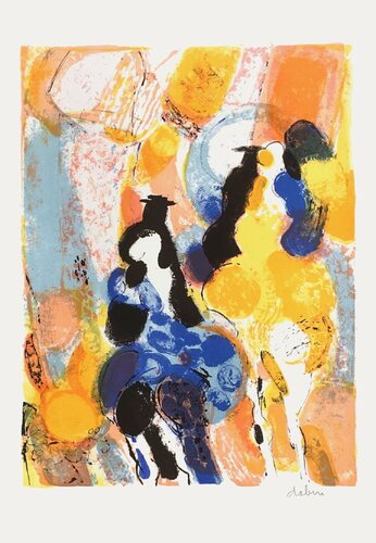 Cavalcade andalouse von Joël Dabin, Druck kaufen auf Singulart