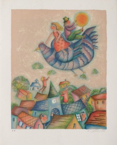 Envol by Françoise Deberdt, Print for Sale on Singulart