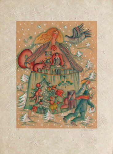 Maison de poupée II van Françoise Deberdt, Afdruk te koop op Singulart