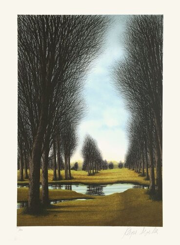 版画 Jacques Deperthes LitchfieldGClithograph Jacques Deperthes Impressionist French Signature Lithograph