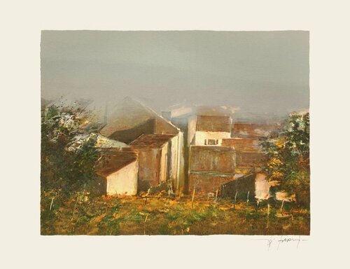 Coin de village en Provence François D'IZARNY
