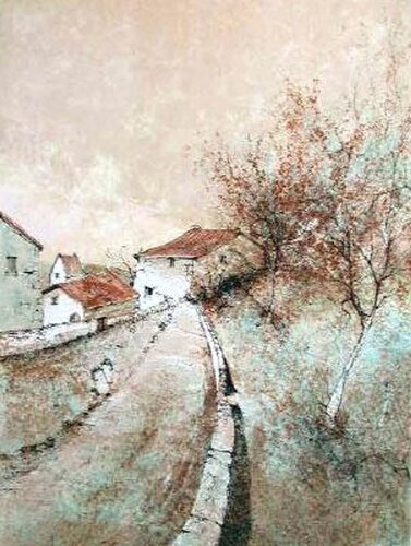 Le chemin by François D'IZARNY, Print for Sale on Singulart