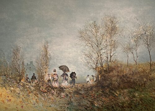 les Ombrelles by François D'IZARNY, Print for Sale on Singulart