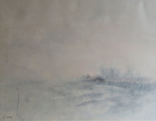 L'Aube rose par François D'IZARNY, Peinture en vente sur Singulart