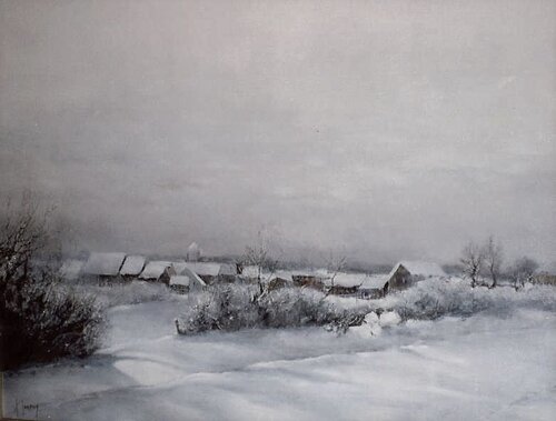 Early morning di François D'IZARNY, Pittura in vendita su Singulart