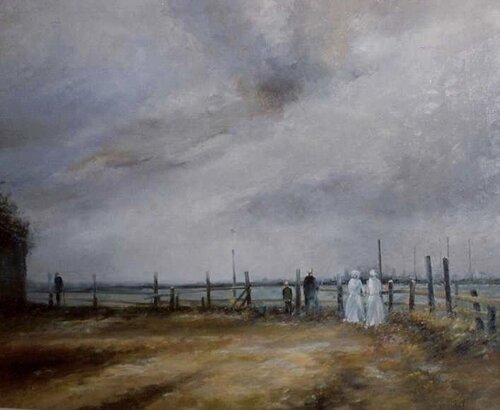 Les robes blanches de François D'IZARNY, Pintura a la venta en Singulart