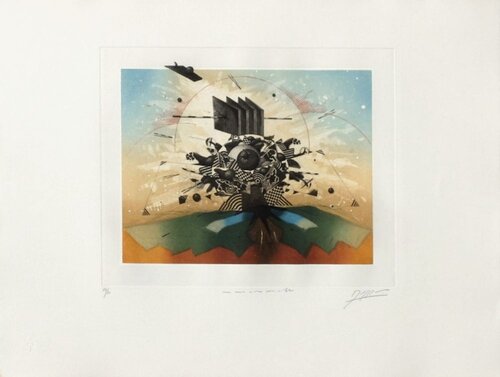 Sur une rive invisible by Georges Dussau, Print for Sale on Singulart