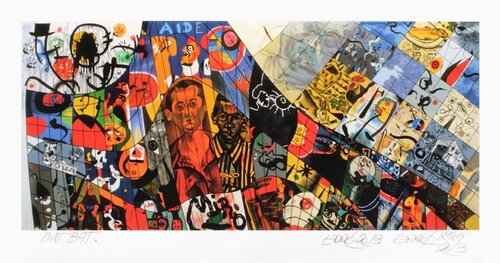 Hommage à Miro by Erró Gudmundur Gudmundsson, Print for Sale on Singulart