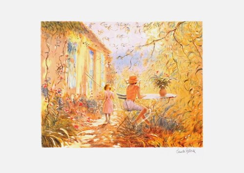 Dans le jardin by Claude Fossoux, 인쇄 for Sale on Singulart