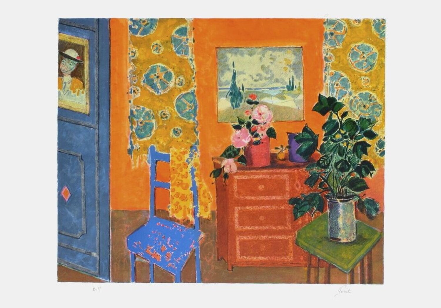 Chambre de l'artiste Gilles Gorriti