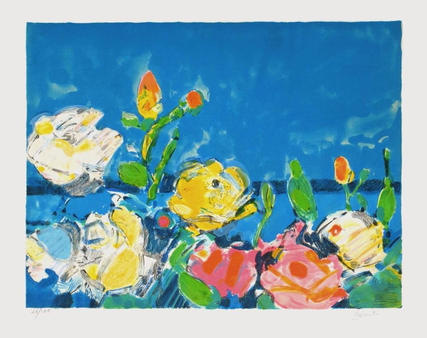 Bouquet de roses II Gilles Gorriti