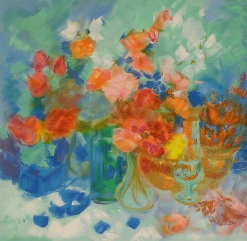 Fleurs by Michèle Gour, Print for Sale on Singulart