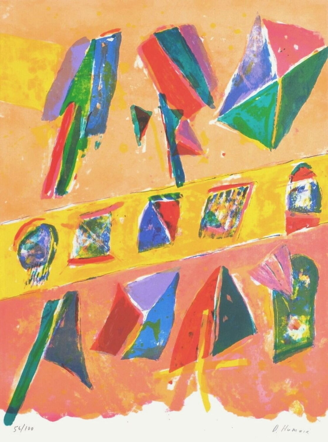 Composition IV Daniel Humair Stampa in vendita