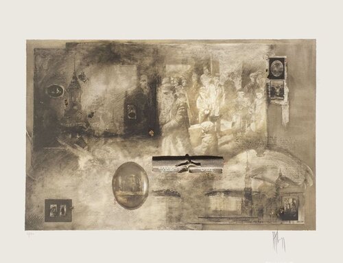Shtetl II by Alain Kleinmann, Print for Sale on Singulart