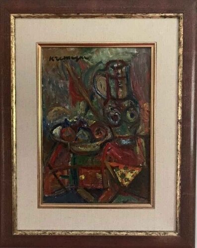 Still life with fruits by Pinchus Kremegne, Painting for Sale on Singulart