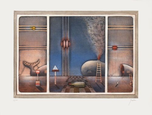 Tryptique by Moshé Malka, Print for Sale on Singulart