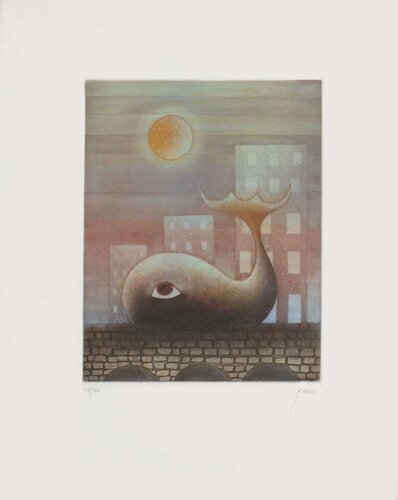 Sur le pont di Moshé Malka, Stampa in vendita su Singulart