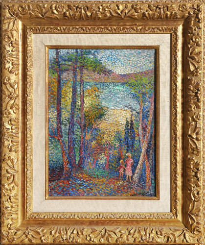 Spring Walk par Lucien Neuquelman, Peinture en vente sur Singulart