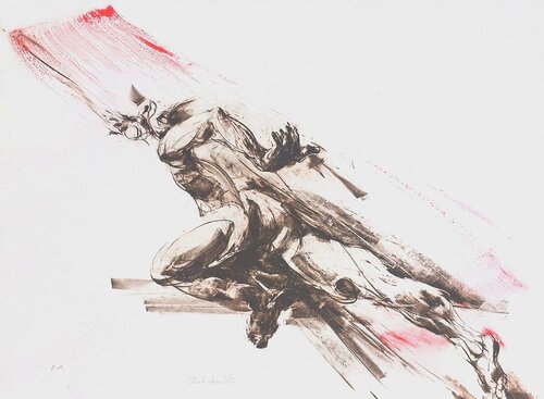 L'homme élancé by Shahabuddin Ahmed, Print for Sale on Singulart