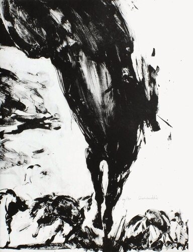 Chevaux en liberté by Shahabuddin Ahmed, Print for Sale on Singulart