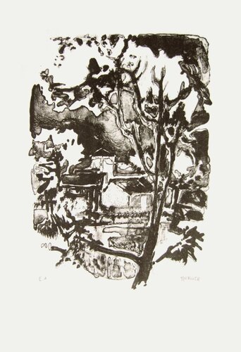 Village III by Eliane Thiollier, Print for Sale on Singulart