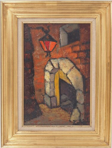 Entrée à la lanterne by Louis Toffoli, Painting for Sale on Singulart