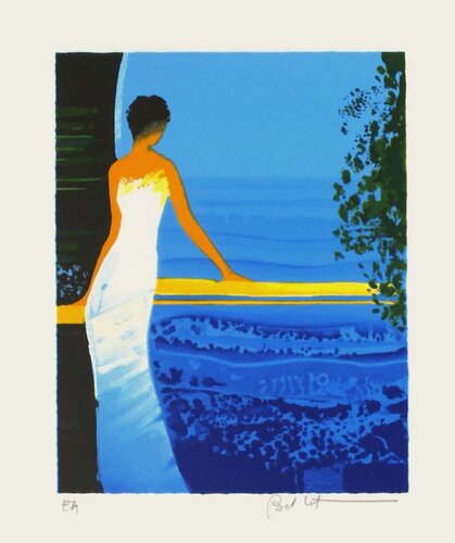 Adossée à la mer by Emile Bellet, Print for Sale on Singulart