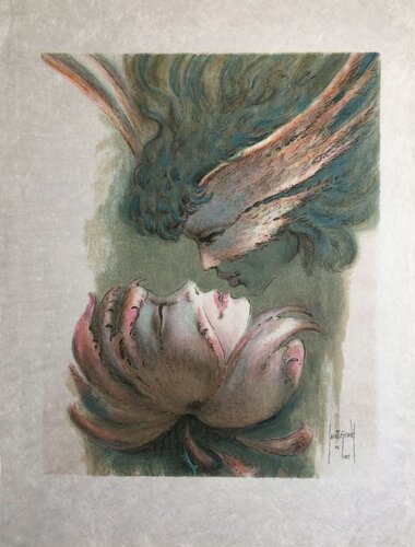 Le baiser by Francis de Saint-Geniès, Print for Sale on Singulart