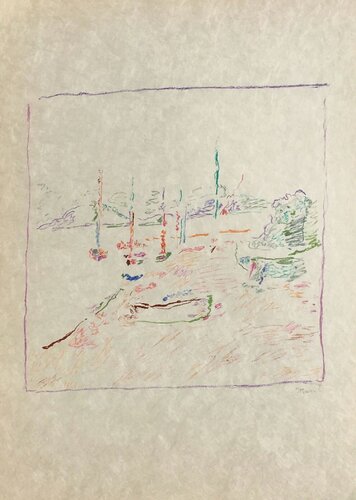 Les voiliers by Marko Celebonovic, Print for Sale on Singulart