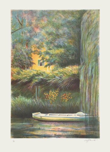 Giverny - La maison jaune I par Rolf Rafflewski, Édition en vente sur Singulart