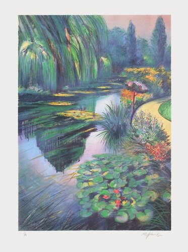 Giverny - Le bassin aux nymphéas chez Monet van Rolf Rafflewski, Afdruk te koop op Singulart