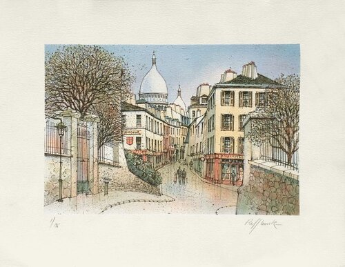 Paris - Montmartre rue Saint rustique Rolf Rafflewski