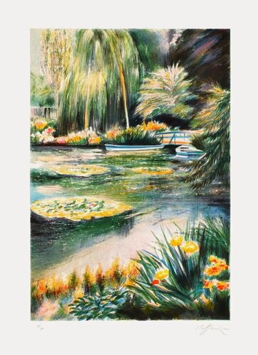 Giverny - Les nymphéas sur le bassin by Rolf Rafflewski, Print for Sale on Singulart