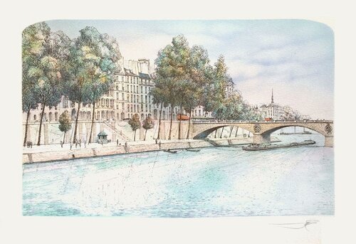 Paris - L'ile Saint Louis et le Pont Louis-Philippe Rolf Rafflewski