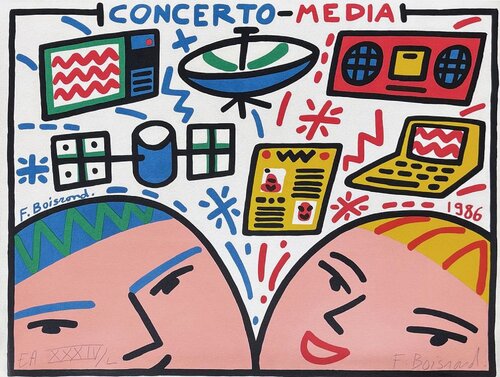 Concerto Media by François Boisrond, Print for Sale on Singulart