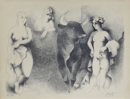 Les prêtresses von Manolo Ruiz Pipo, Druck kaufen auf Singulart