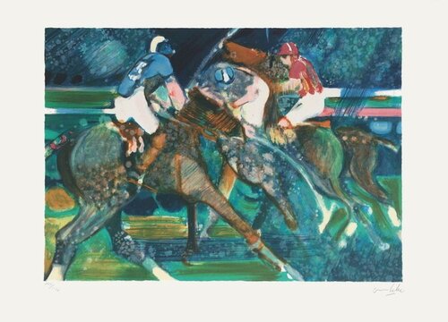 Casaque bleue by Paul Ambille, Print for Sale on Singulart