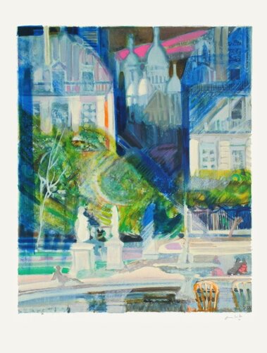 Paris - Le jardin des Tuileries by Paul Ambille, Print for Sale on Singulart