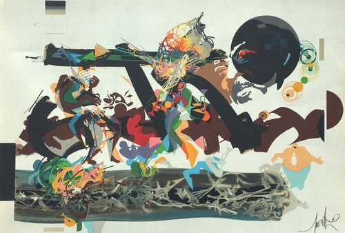 Jazz - Count Basie by Raymond Moretti, Print for Sale on Singulart