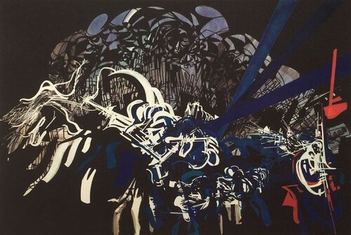 Jazz - Thelonius Monk by Raymond Moretti, Print for Sale on Singulart