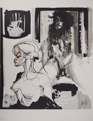 Les amants par Raymond Moretti, Édition en vente sur Singulart