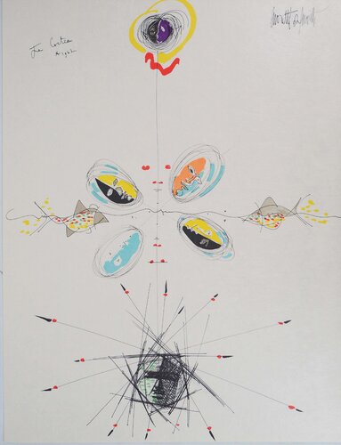 Visages et poissons par Raymond Moretti, Édition en vente sur Singulart