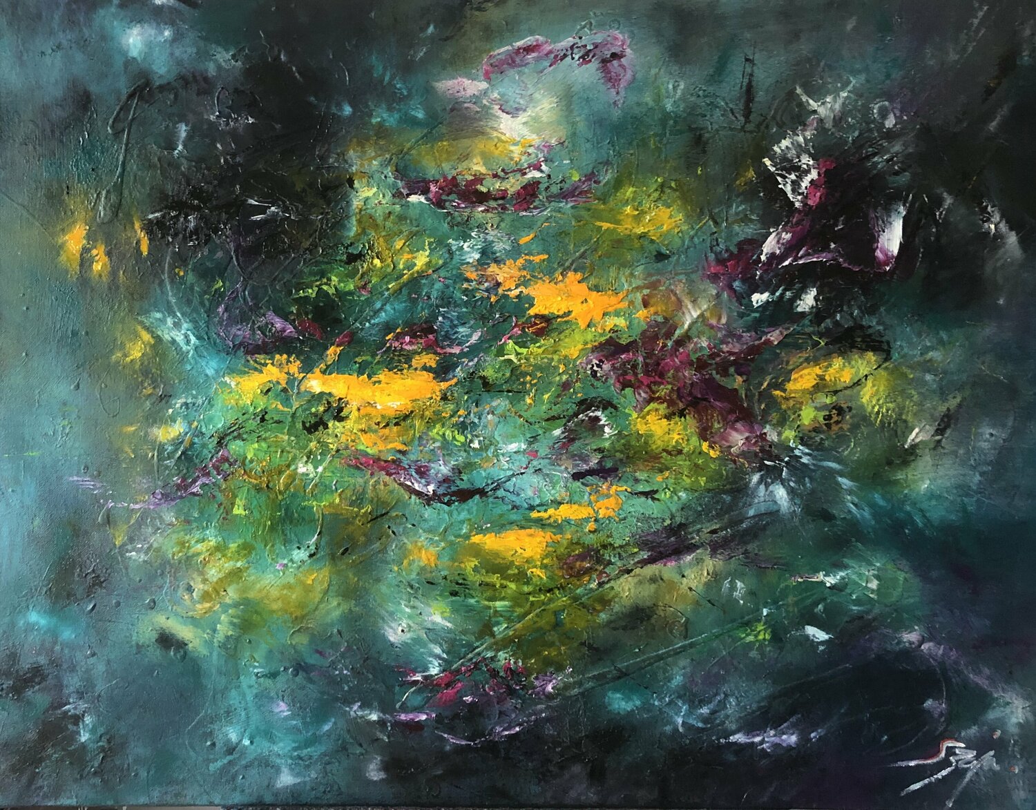 UTOPIA Sandra Szaja Original painting for sale