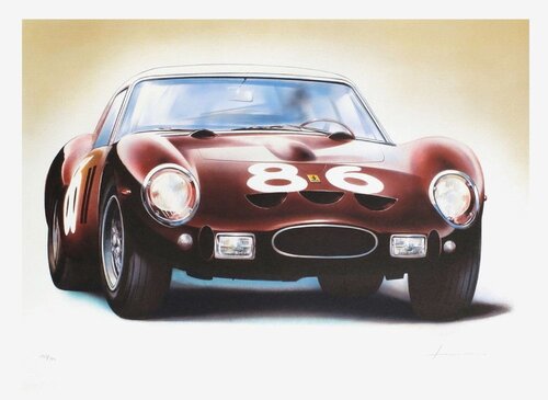 Ferrari 250 GTO - 7 von Jean Hirlimann, Druck kaufen auf Singulart